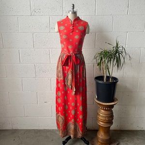 Vintage 60’s Coral Red Dress